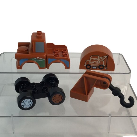 Lego Duplo Disney Pixar Tow Mater Truck w/Hook & Garage Sign - Picture 8 of 8